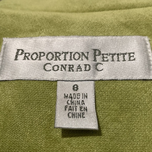Proportion Petite by Conrad C Faux Suede Jacket Size 8 - Picture 5 of 8
